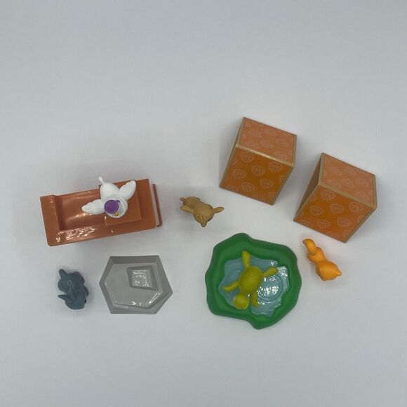 Paw Patrol Figures Chickaletta Chicken, Kitty Cat, Turtle, Deer, Rabbit, Playset - Picture 2 of 4